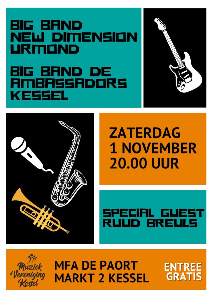 Vanavond in De Poart: Big bands!
